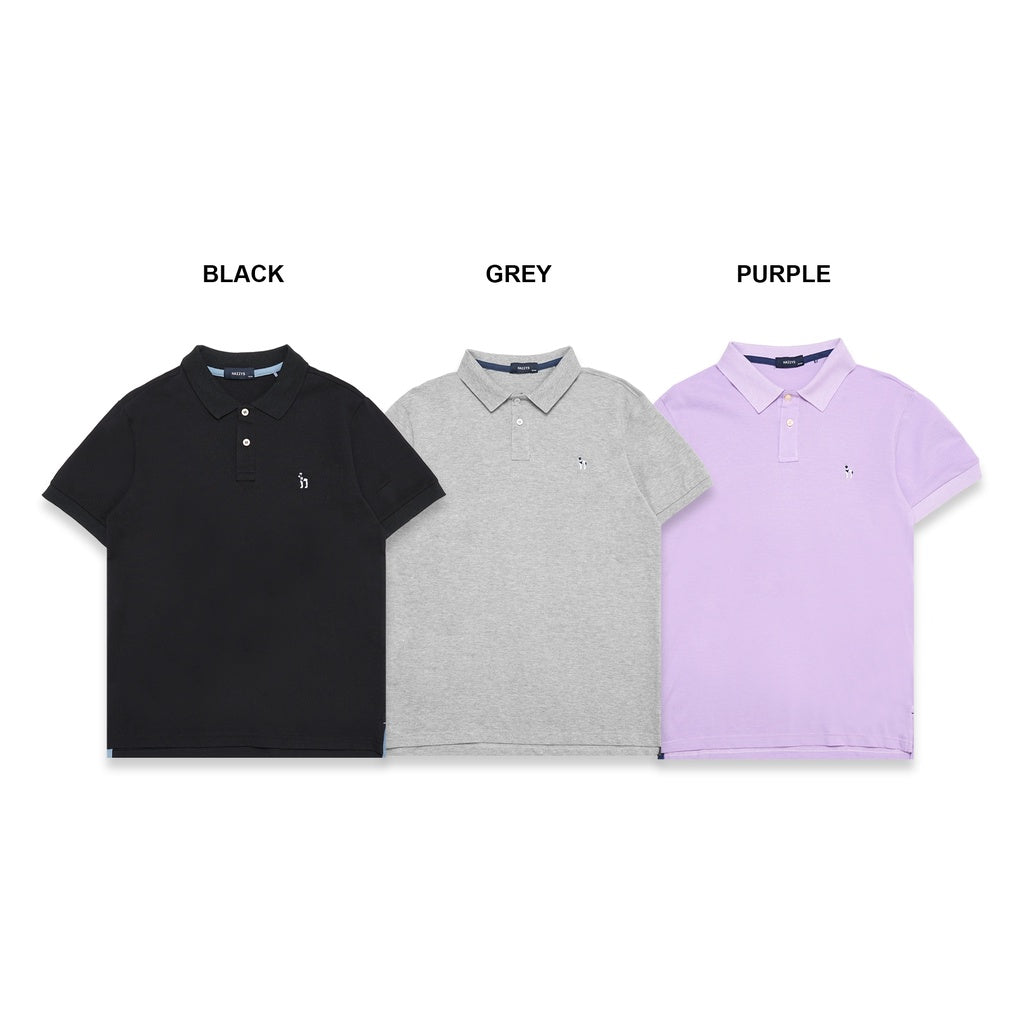 Hazzys Dog Embroidery Logo Polo Shirts