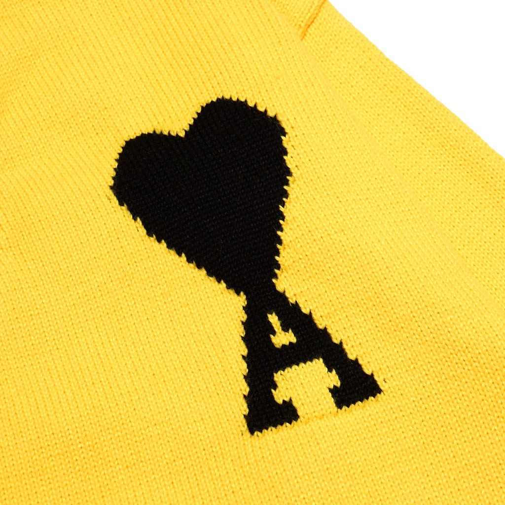 AMI Black Heart Knitted Cardigan