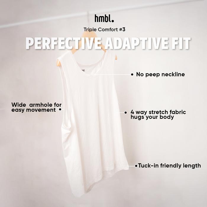 (PACK OF 1) hmbl Unisex Tank Vest