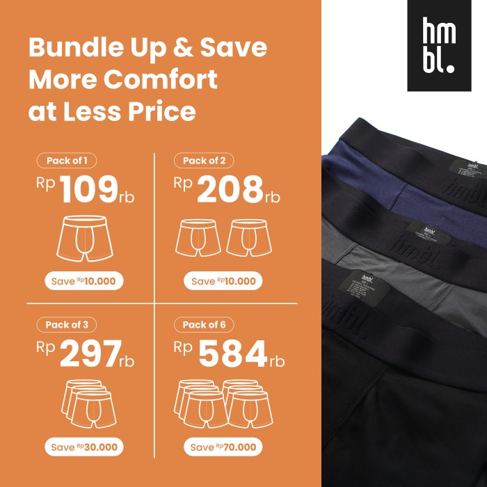 (PACK OF 1) hmbl Men MicroModal Boxer Brief