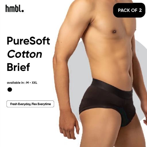 Image of (PACK OF 2) hmbl Men Cotton Brief