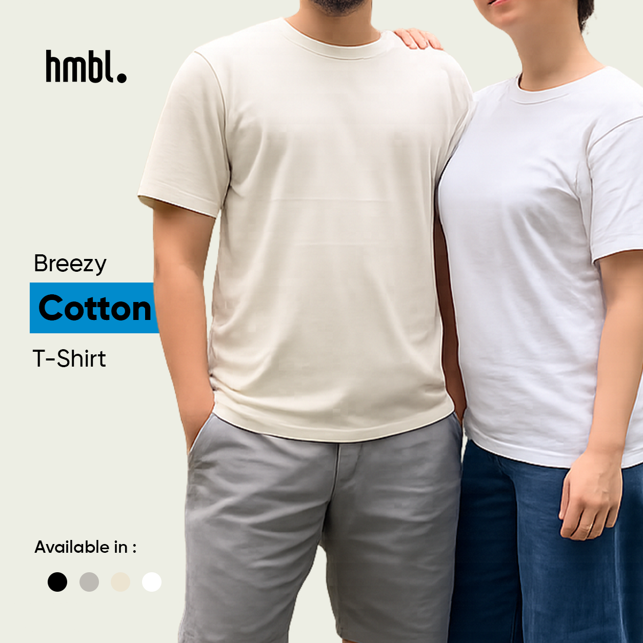 hmbl Breeze T-shirt 1 PCS,  Kaos Pria