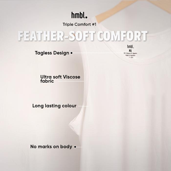 (PACK OF 1) hmbl Unisex Tank Vest