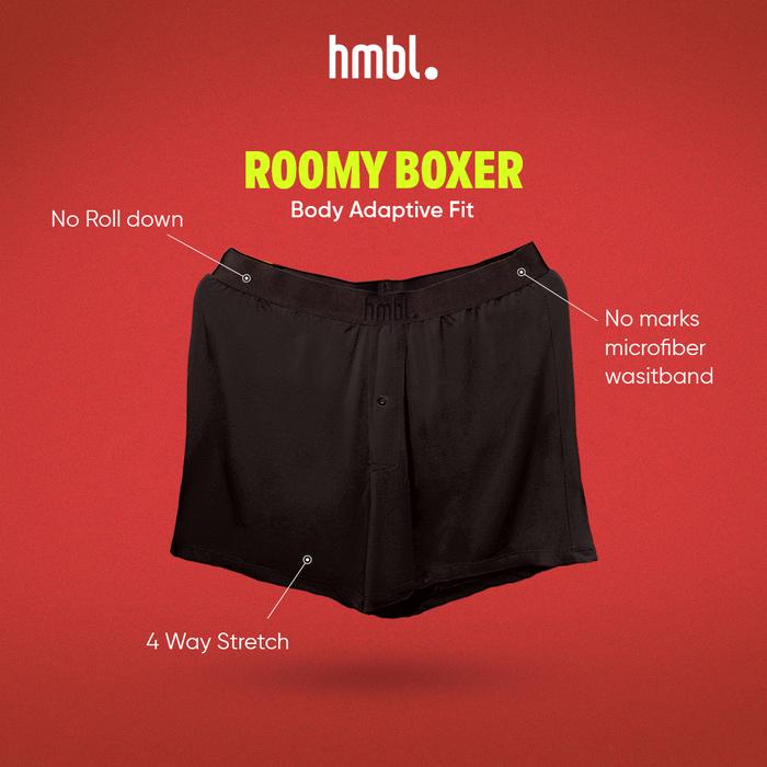 (PACK OF 1) hmbl Men Modal Roomy Boxer