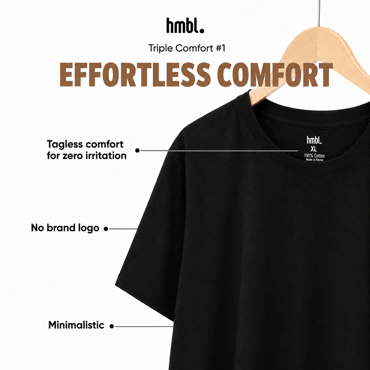 hmbl Breeze T-shirt 1 PCS,  Kaos Pria