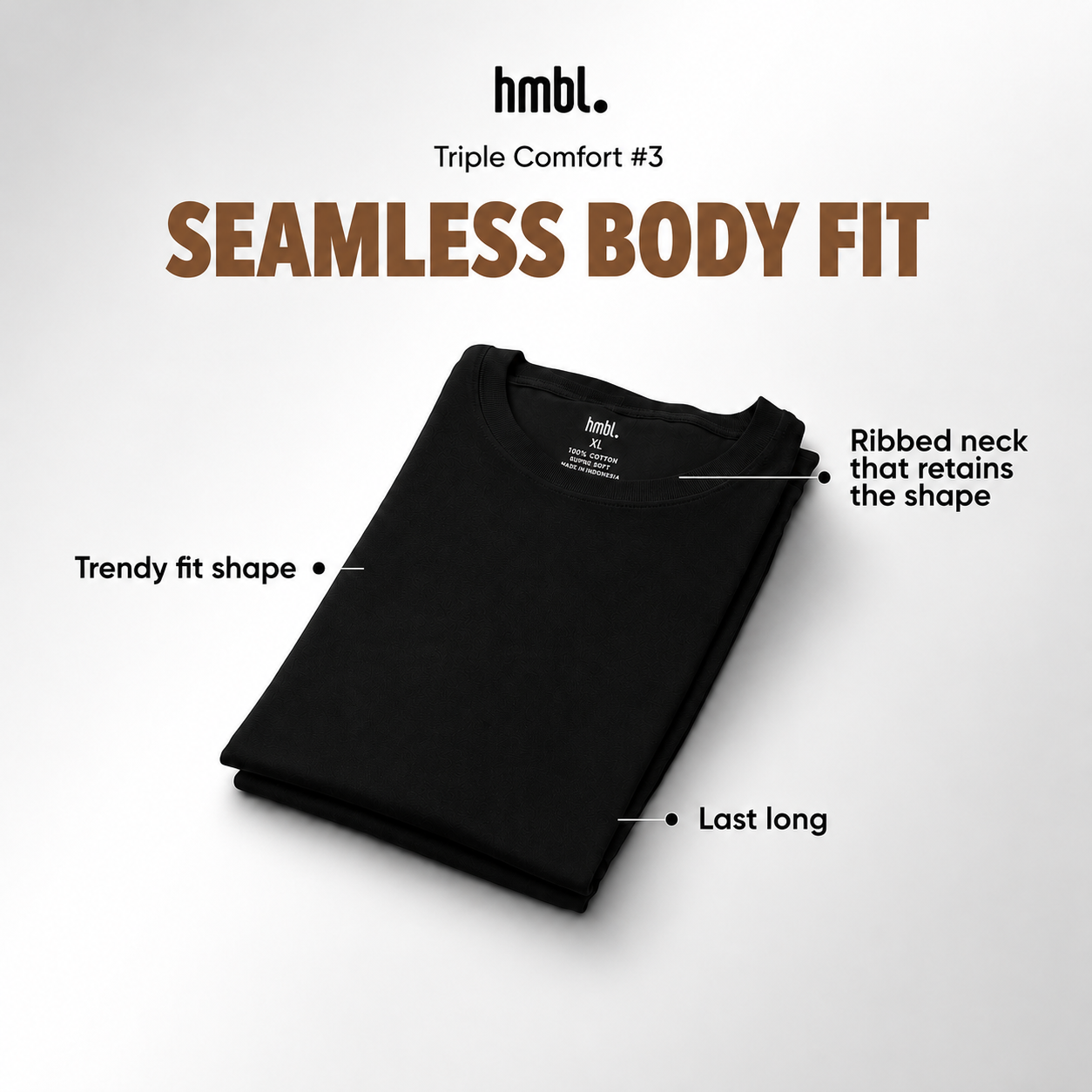 hmbl Breeze T-shirt 1 PCS,  Kaos Pria