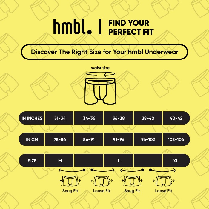 (PACK OF 6) hmbl Men MicroModal Boxer Brief