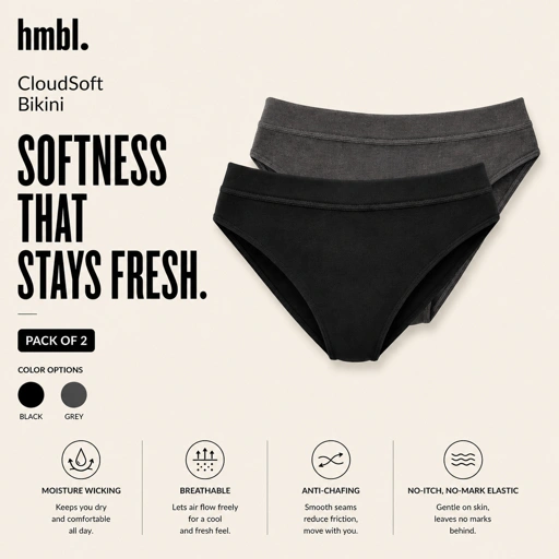 (PACK OF 2) hmbl Woman Modal Bikini