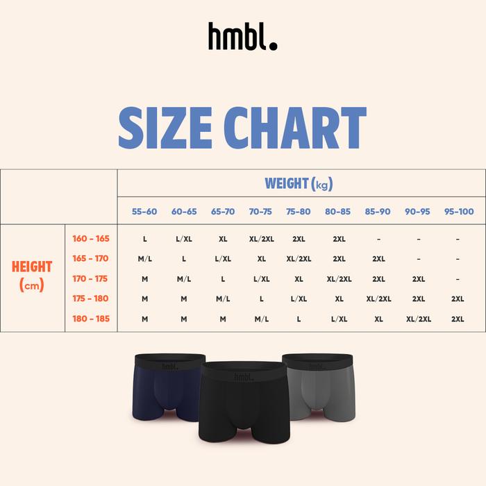 (PACK OF 1) hmbl Men Modal Boxer Brief