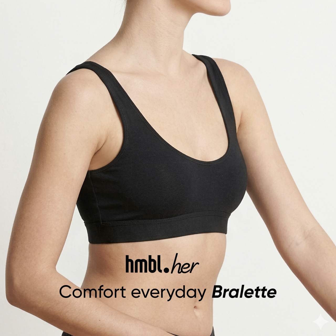 Comfort Daily Bralette Wanita 1 PC , Modal Innerwear, Nyaman, Premium, Soft, Lightweight, Loungewear, Sleepwear