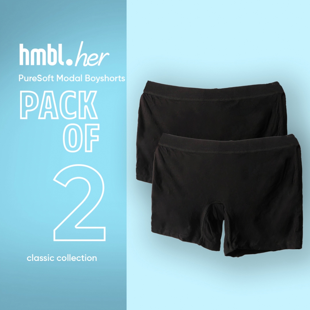(PACK OF 2) hmbl Woman Modal Boyshort