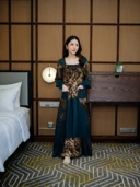 MARGARETHA Daster panjang Rayon Premium Ala Korea Busui Friendly