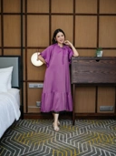 AURORA Dress Korean Style Bahan Silk Premium Non Busui Mewah & Elegan