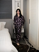 NAOMI Pajamas Wanita Premium Lengan Pendek Busui Friendly Bahan Silk Mewah