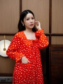 MARGARETHA Daster panjang Rayon Premium Ala Korea Busui Friendly
