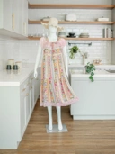 EMILY Sleepwear Long Dress Wanita Ala Korea Bahan Rayon Busui Nyaman