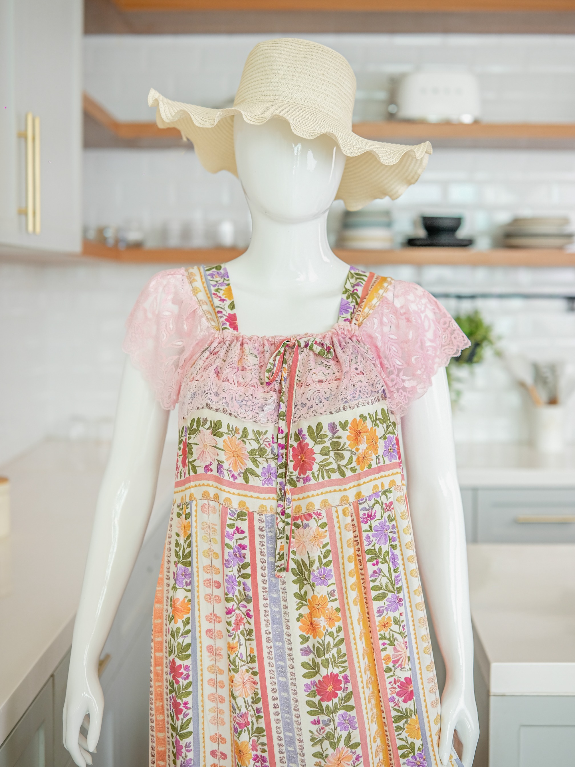 EMILY Sleepwear Long Dress Wanita Ala Korea Bahan Rayon Busui Nyaman
