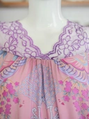 IRISH Daster Lingerie Renda Korean Style Bahan Rayon Premium Mewah Non Busui Nyaman Wanita Dress Panjang Tidur Motif Lembut