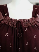 EMILY Sleepwear Long Dress Wanita Ala Korea Bahan Rayon Busui Nyaman