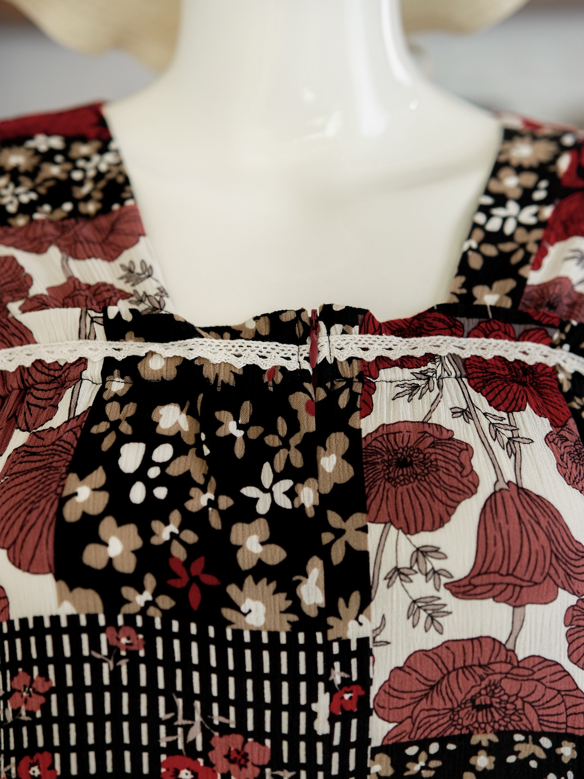 LUCY Daster Shabbychic Bahan Rayon Premium Busui Friendly Nyaman Dipake