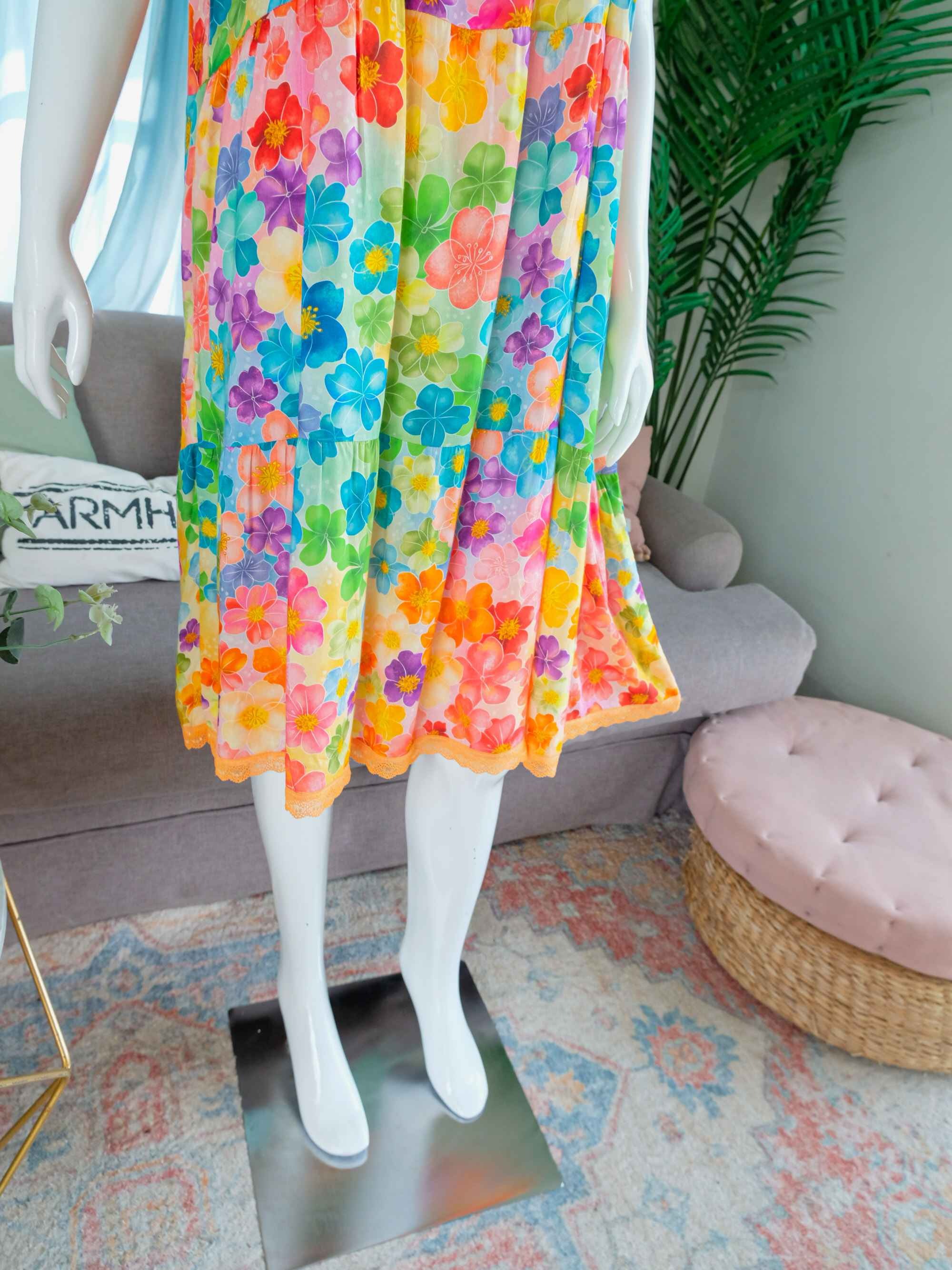 RUBY Homewear Pendek Kombinasi Renda Bahan Rayon Premium Kancing Busui Friendly