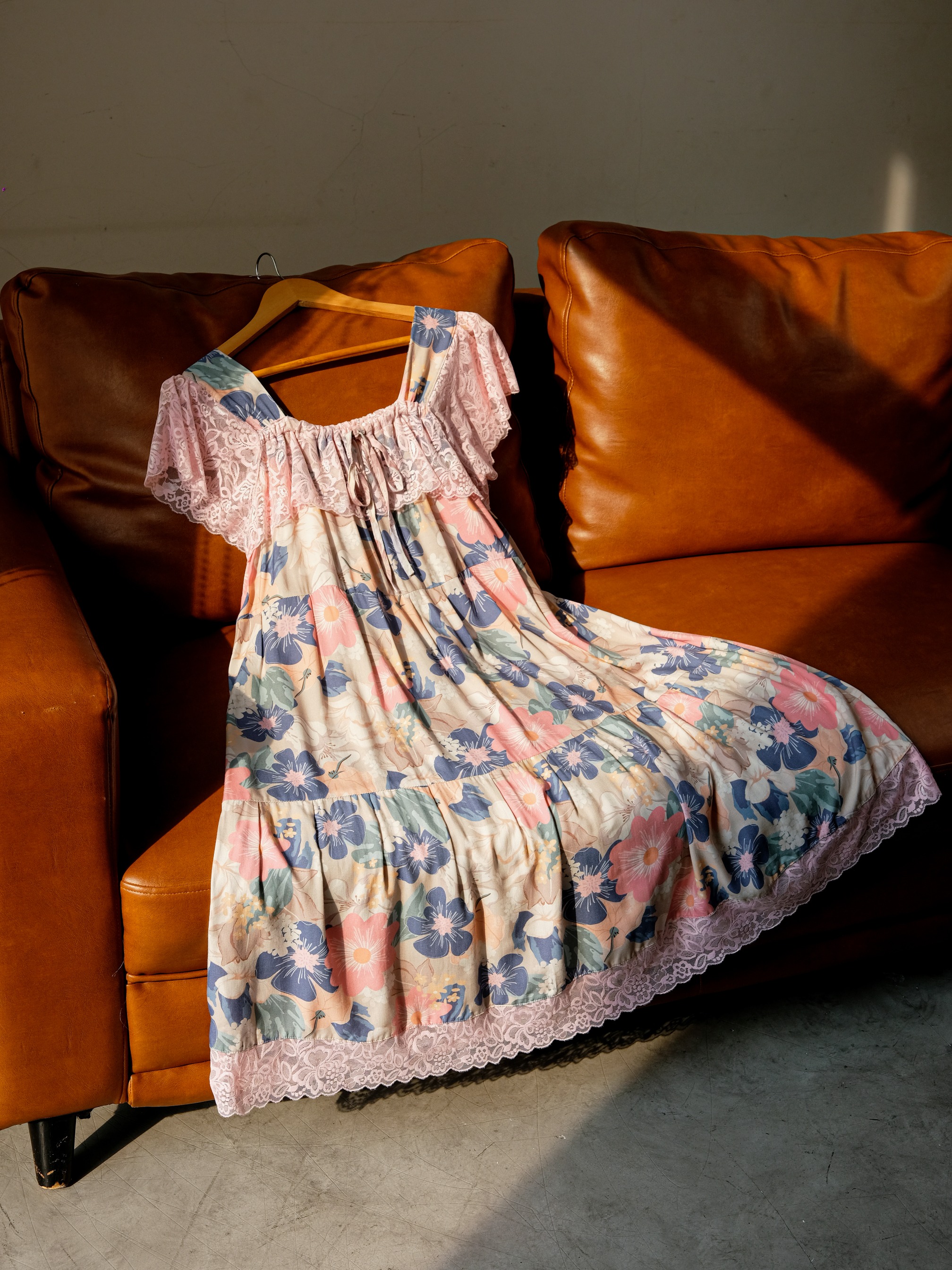 EMILY Sleepwear Long Dress Wanita Ala Korea Bahan Rayon Busui Nyaman
