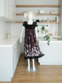 HURREM Homedress Wanita Korean Style Bahan Silk Premium Kombinasi Brokat Non Busui
