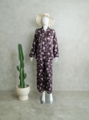 NAOMI Pajamas Wanita Premium Lengan Pendek Busui Friendly Bahan Silk Mewah
