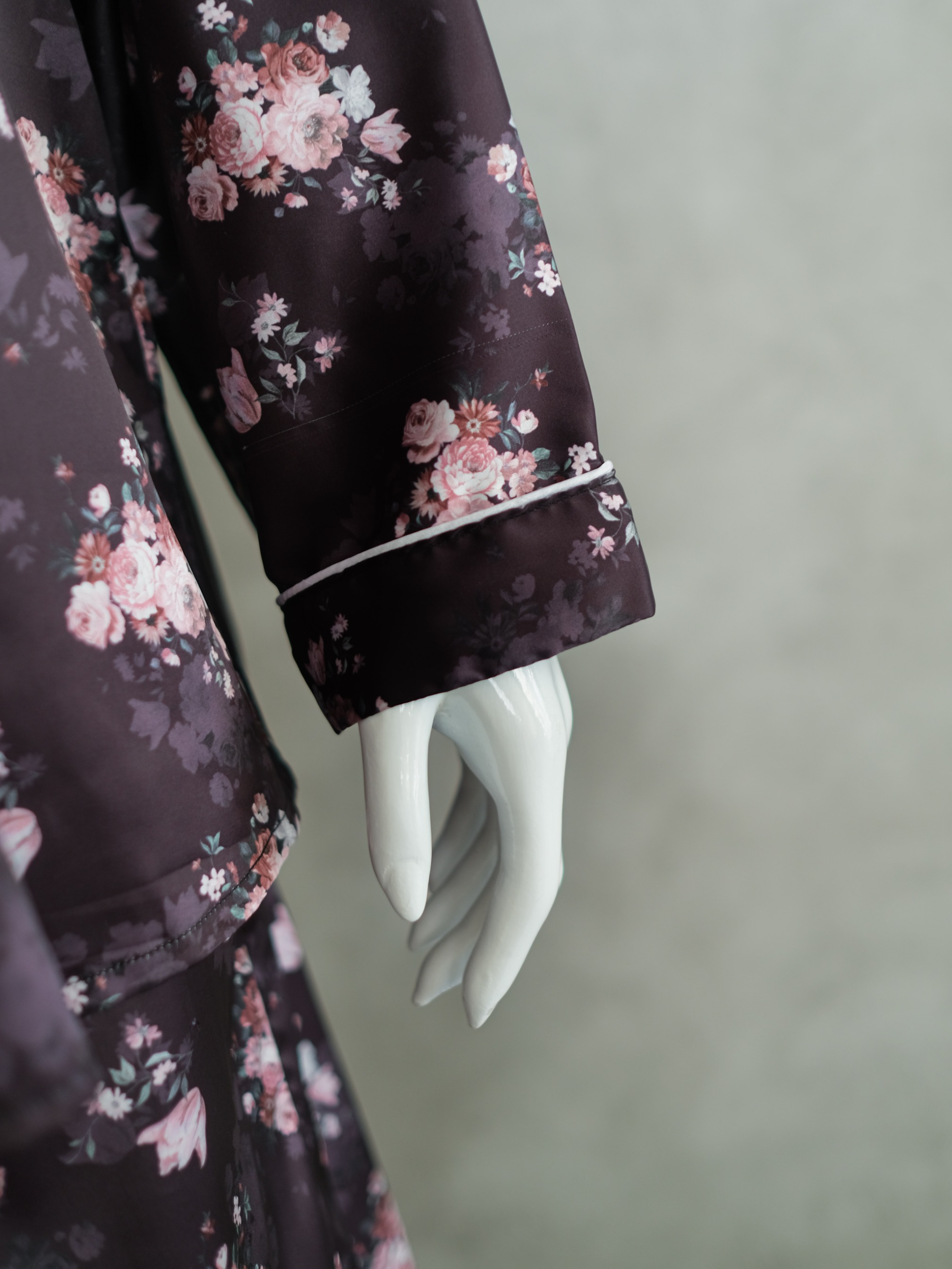 NAOMI Pajamas Wanita Premium Lengan Pendek Busui Friendly Bahan Silk Mewah