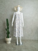 EMILY Sleepwear Long Dress Wanita Ala Korea Bahan Rayon Busui Nyaman