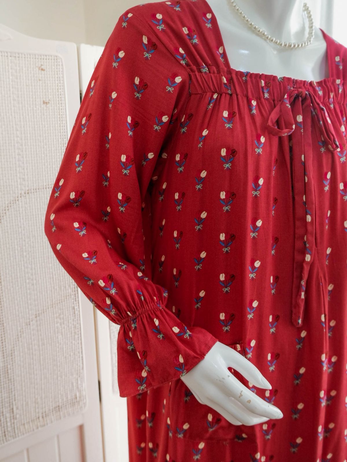 MARGARETHA Daster panjang Rayon Premium Ala Korea Busui Friendly