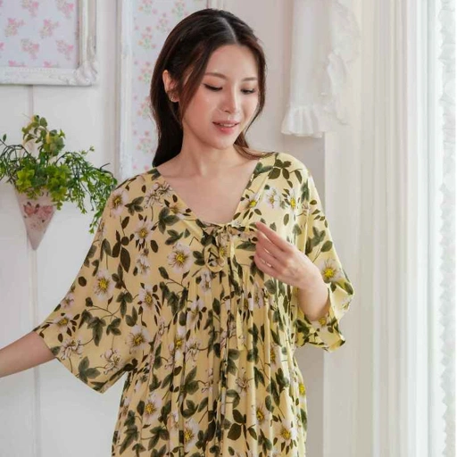 Image of MELODY Daster Jumbo Wanita Ala Korea Bahan Rayon Premium Non Busui Mewah & Elegan