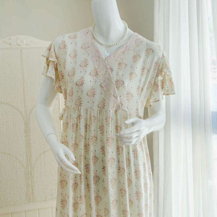 DEWI HOMEWEAR Wanita Ala Korea Bahan Rayon Premium Busui Friendly