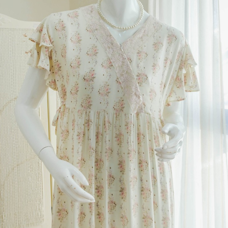 DEWI HOMEWEAR Wanita Ala Korea Bahan Rayon Premium Busui Friendly