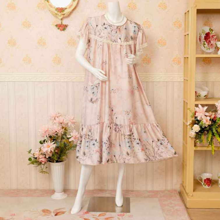 ELISHA HOMEDRESS Wanita Bahan Katun Premium Busui Friendly