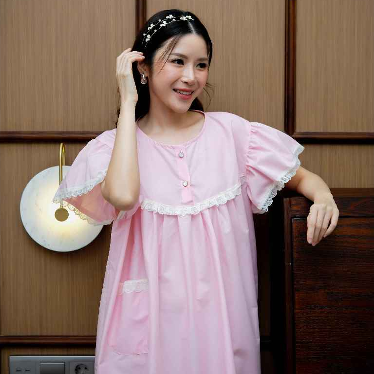 ELISHA HOMEDRESS Wanita Bahan Katun Premium Busui Friendly