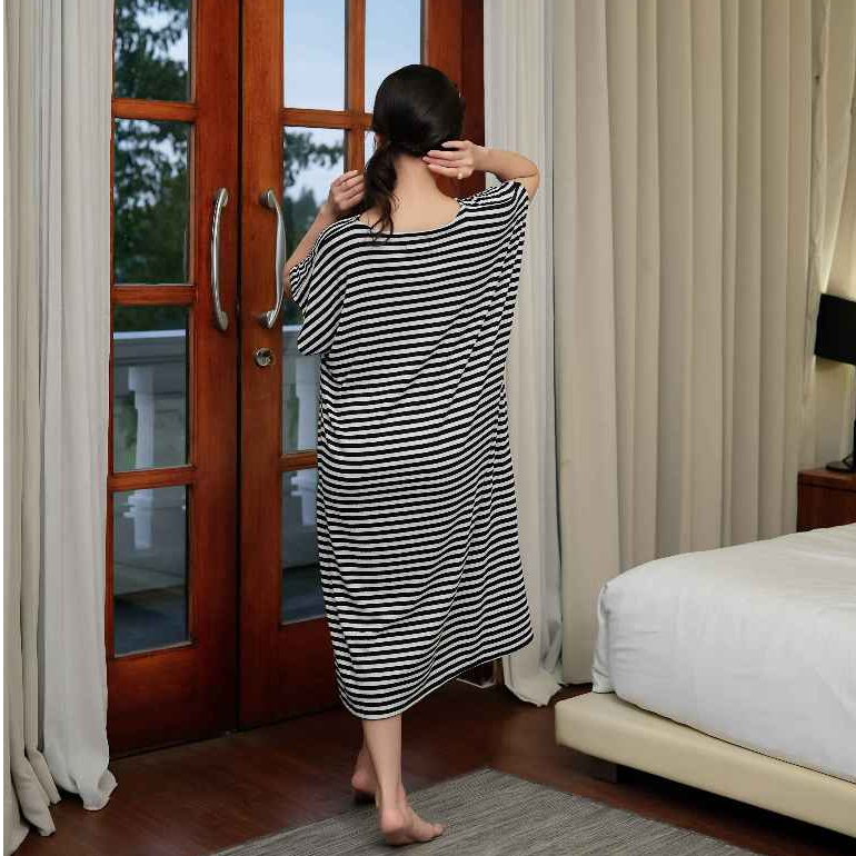 BRIANNA Homedress Premium Kekinian Korean Style Bahan Knit Mewah Non Busui