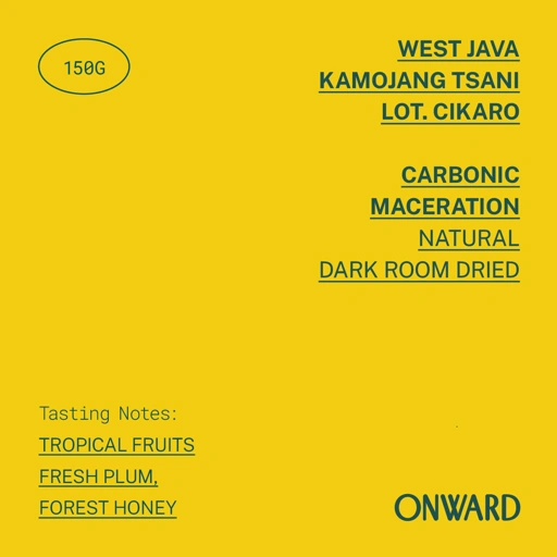 Image of West Java - Kamojang Tsani Blok Cikaro CM Natural Dark Room Dried