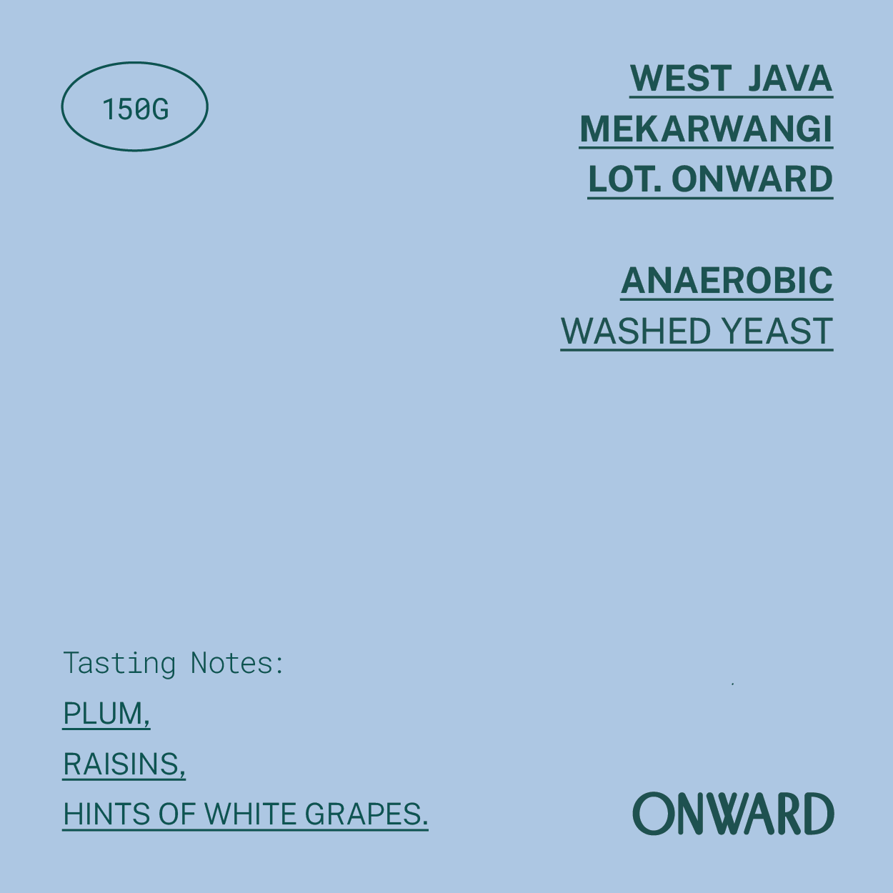 West Java - Mekarwangi Lot. Onward - Yeast Anaerobic Washed