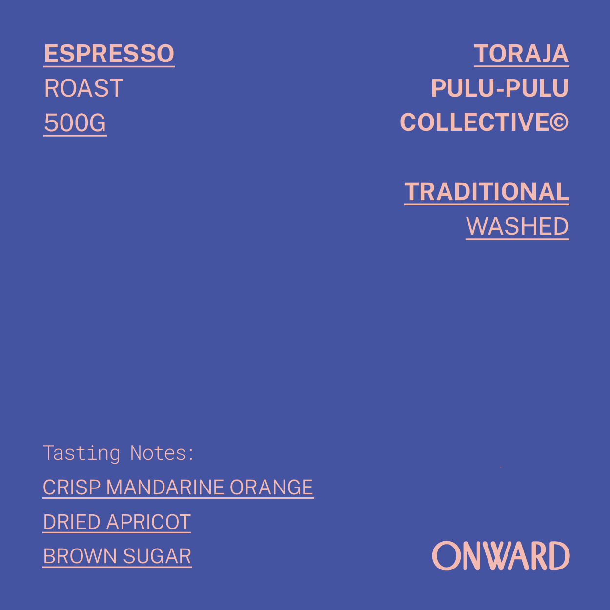Espresso - Toraja Pulu-Pulu 2026 Collective© Traditional Washed
