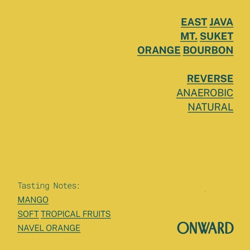 Image of East Java - Mt. Suket - Reverse Anaerobic Natural Orange Bourbon