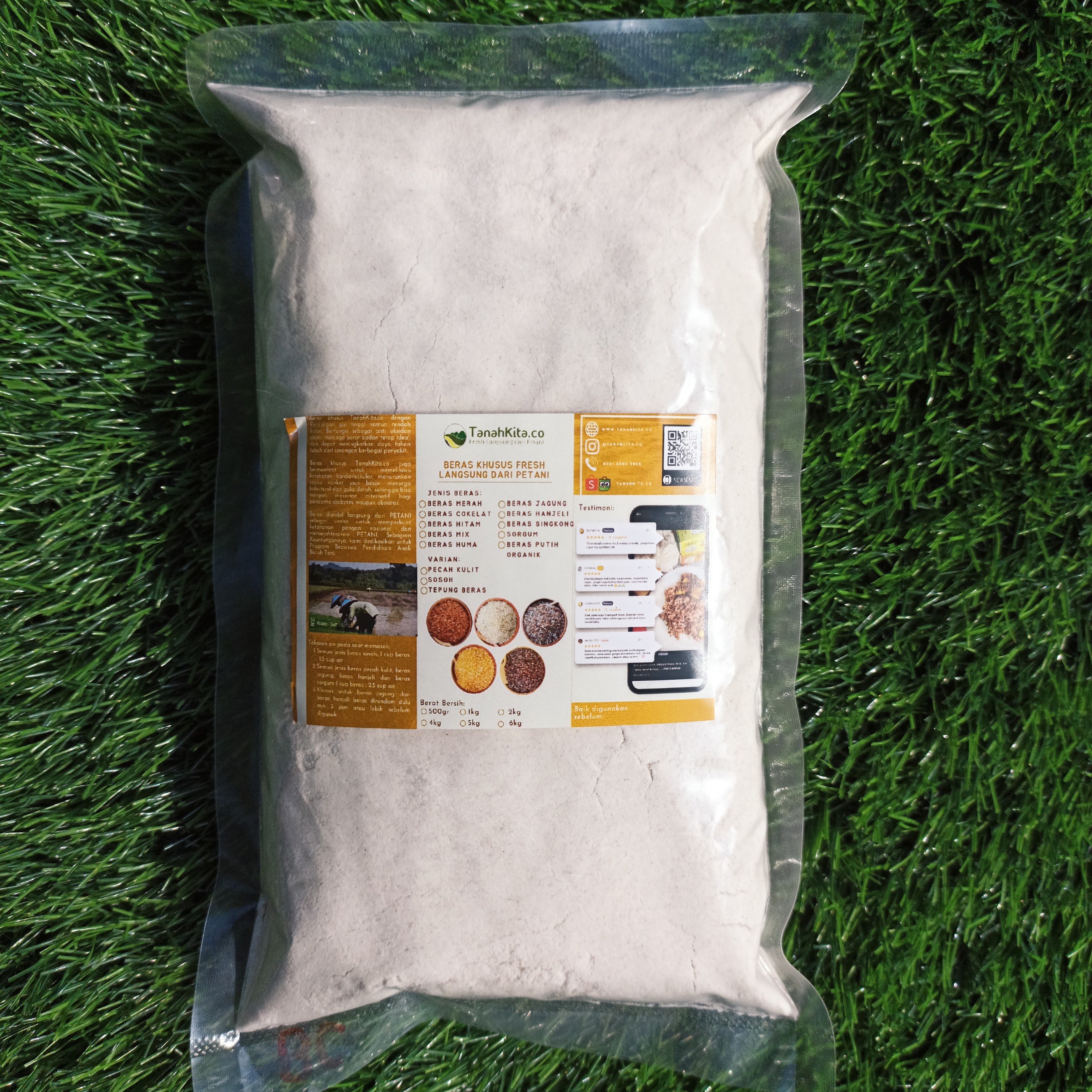 Tepung Beras Cokelat FRESH I MPASI I 100% Bebas Pengawet I Gluten Free