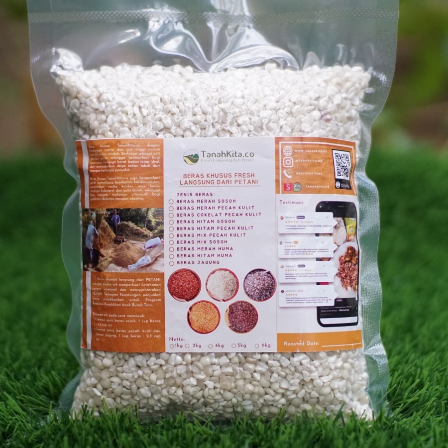 Beras Hanjeli diambil langsung dari Petani I Jali Jali I Natural Pearl