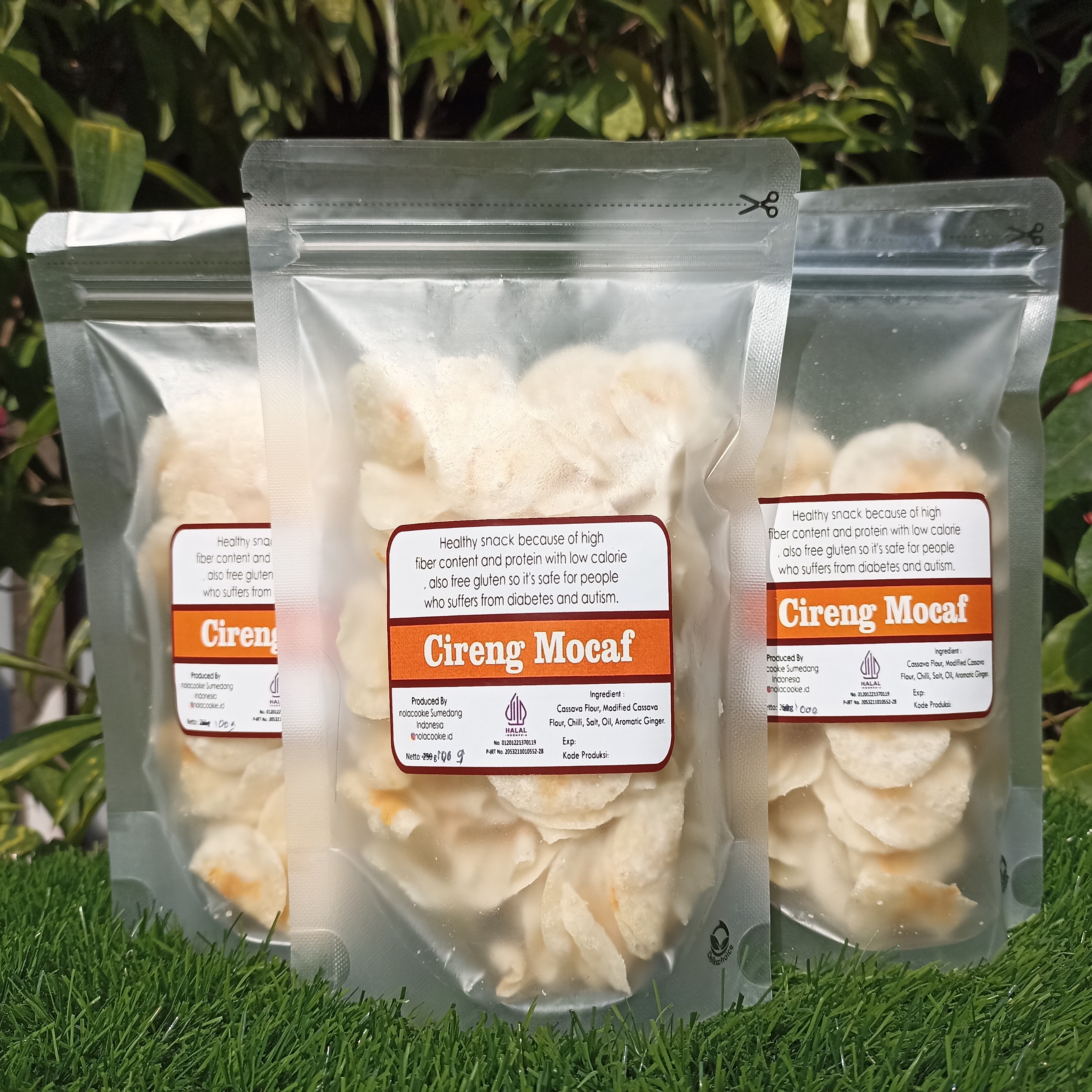 Cemilan Sehat Bebas Gluten | Teng-Teng Sorghum | Cireng Mocaf I Sereal Sorghum I Sagu Tempe