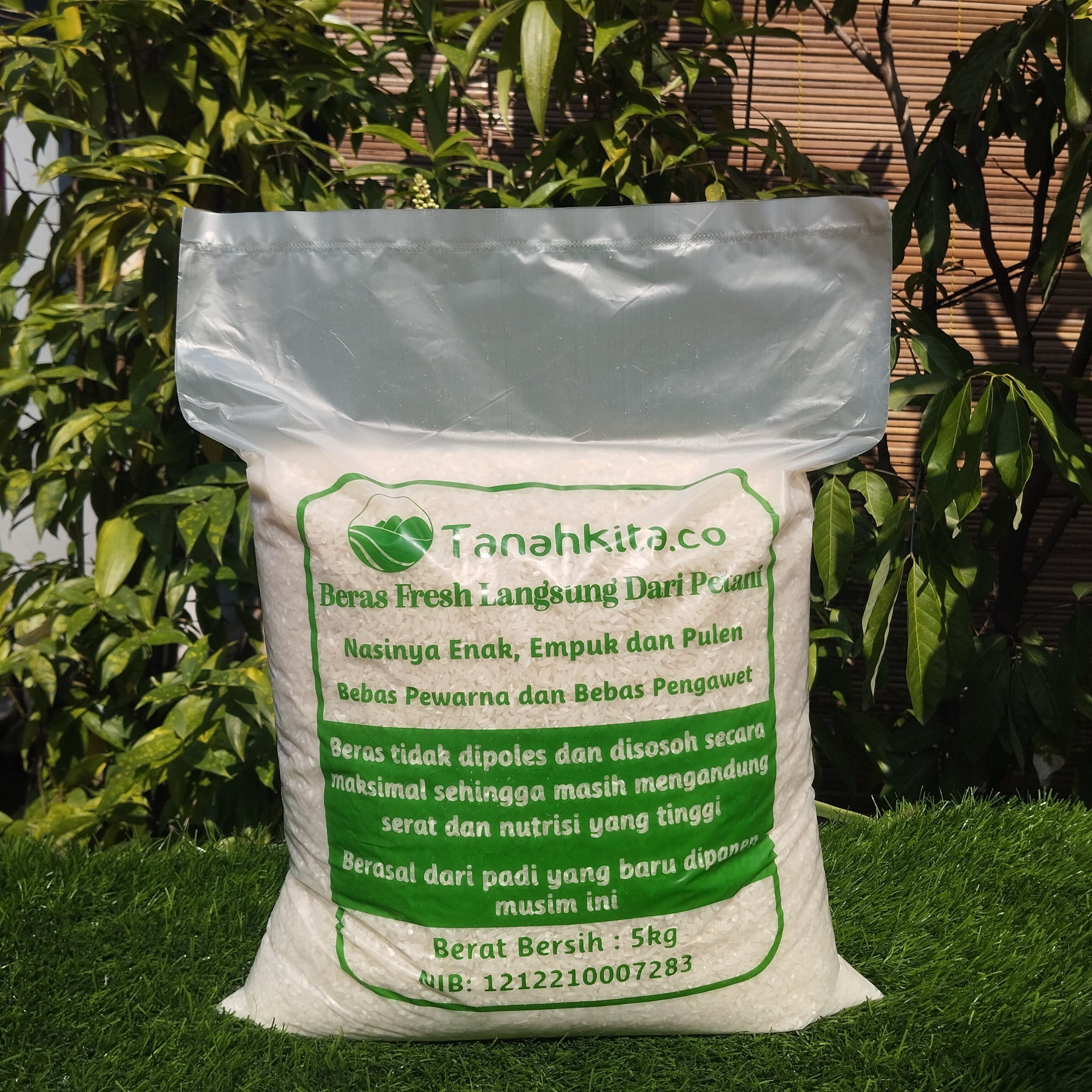 Beras Putih Fresh Bernutrisi | Tidak Dipoles | Enak Empuk Pulen | 5kg