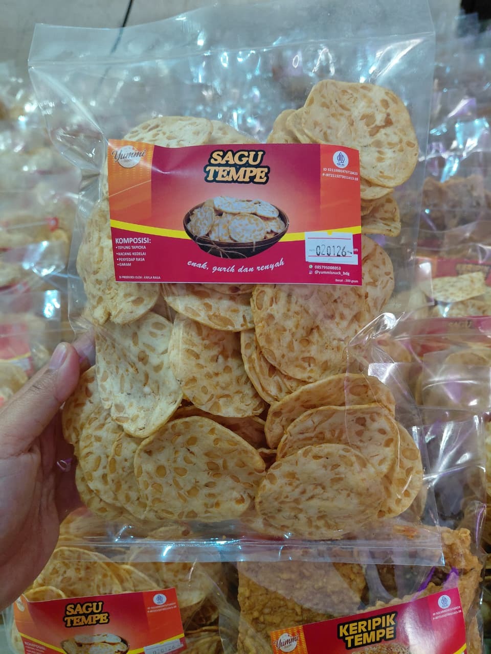 Cemilan Sehat Bebas Gluten | Teng-Teng Sorghum | Cireng Mocaf I Sereal Sorghum I Sagu Tempe