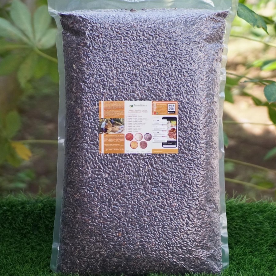 Beras Hitam Sosoh Enak Empuk dan Pulen, FRESH diambil langsung dari Petani (5kg)