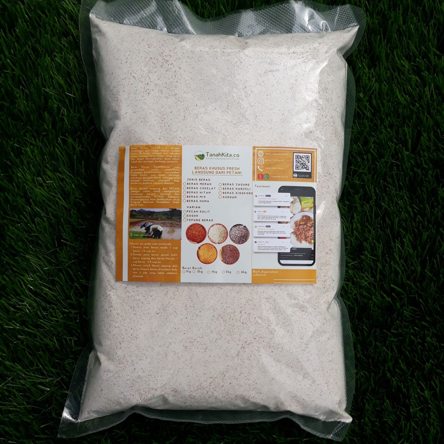 Tepung Sorgum Putih 500 gram I High Nutrition I Gluten Free I MPASI I Sorghum Flour