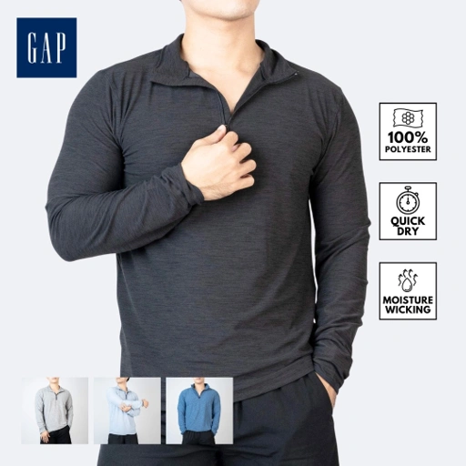 Image of Sweater olahraga GAP FIT QZ var 1