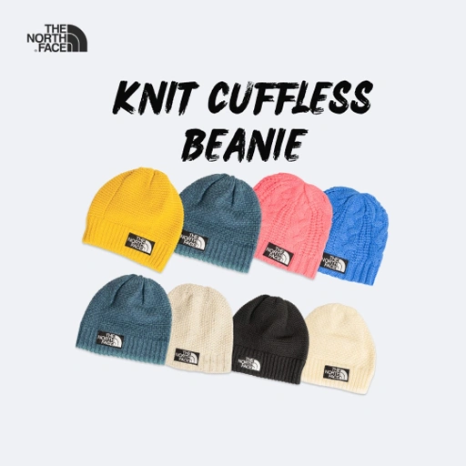 Image of Topi kupluk beanie The North Face Knit cuffless